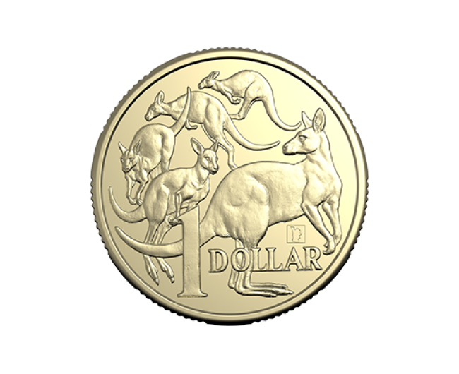 Mob of Roos with a unique privy mark featuring a stylised map of the city of Perth