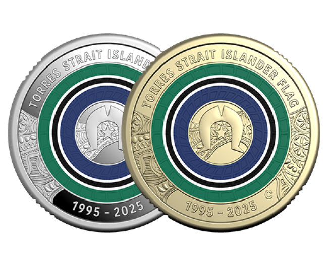 July Release Silver Proof and Uncirculated coins with Torres Strait Islander Flag