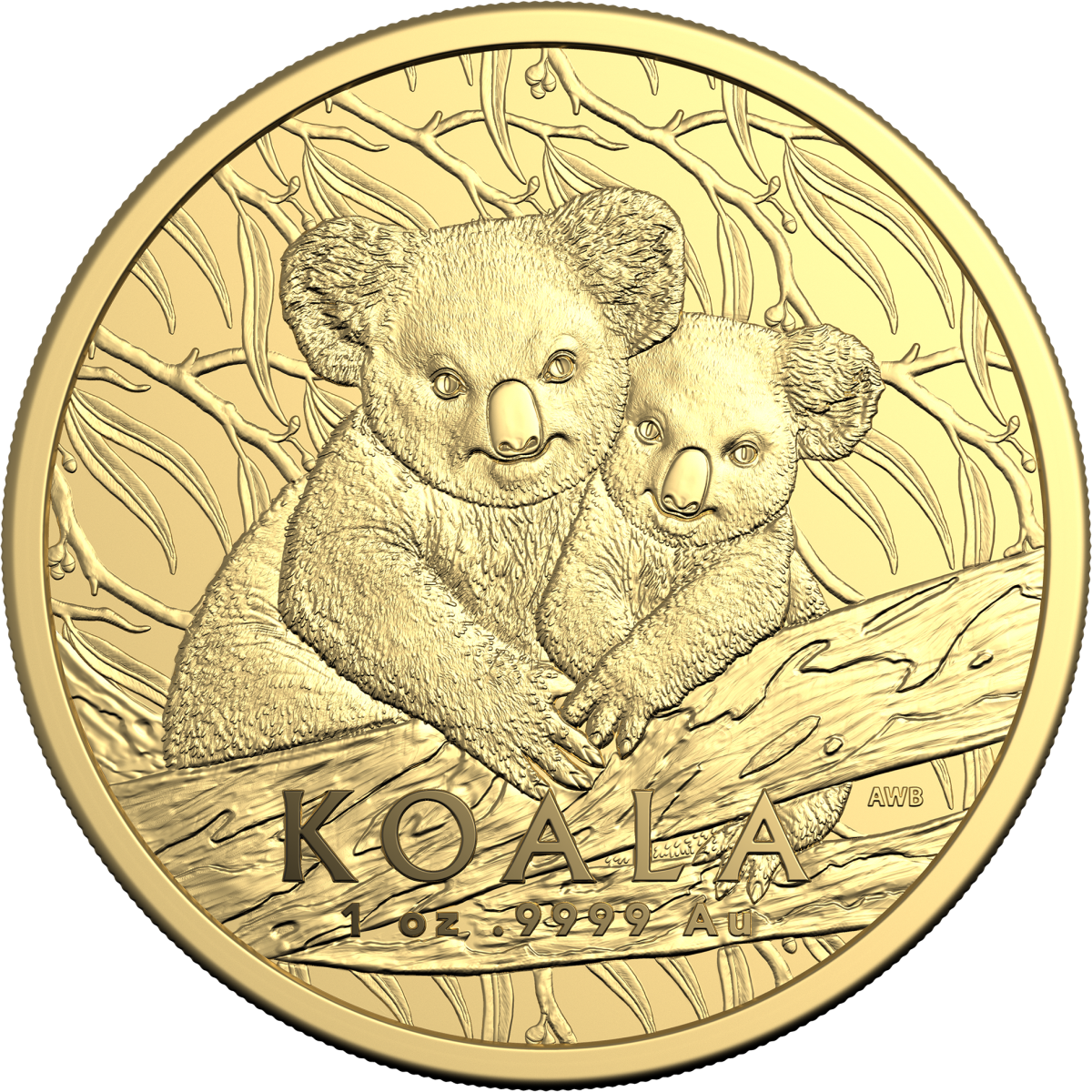 Investment Coins Gold 2025 One Hundred Dollars Koala Series