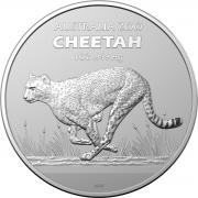 Investment Coins Silver 2021 One Dollar Australia Zoo Cheetah