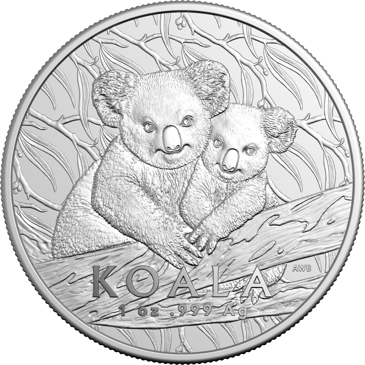 Investment Coins Silver 2025 One Dollar Koala Series