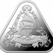 Investment Coins Silver Triangular 2021 One Dollar Zeewijk