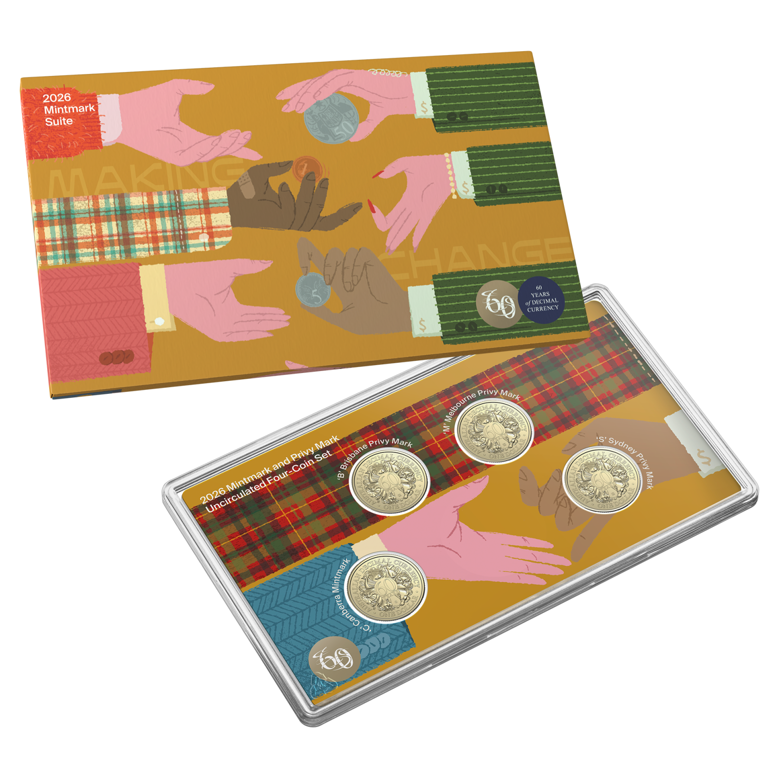 2026 Mintmark 60-Anniversary Decimal Currency Privy-Set