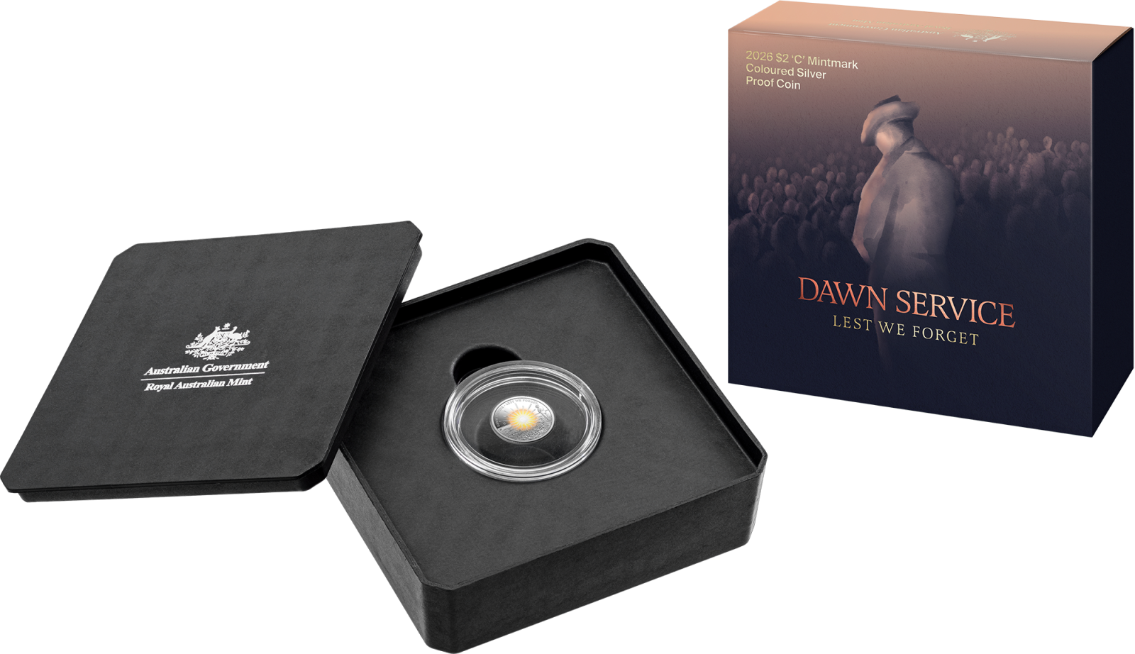  $2 ‘C’ Mintmark Coloured Fine Silver Proof Coin