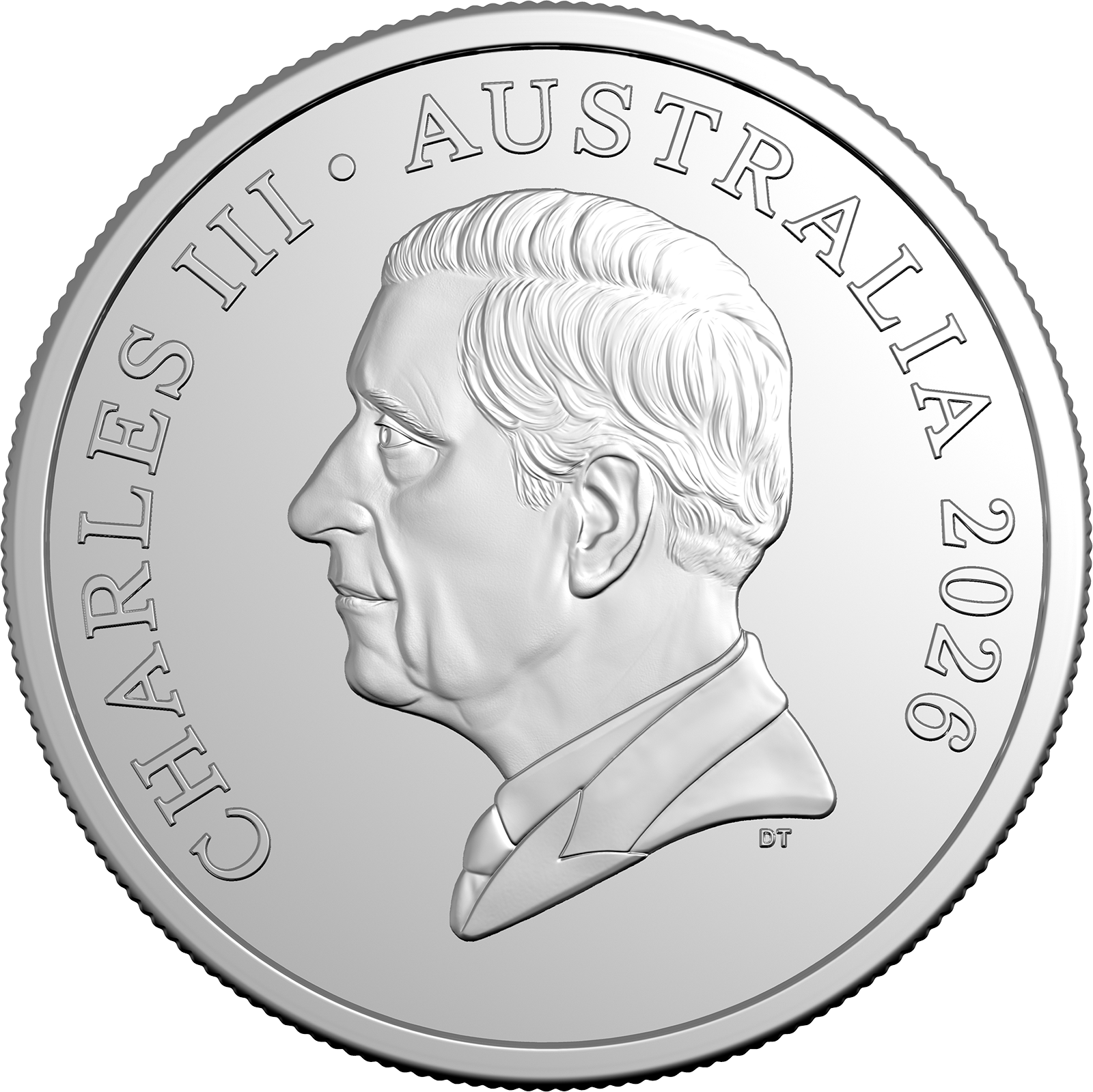 Uncirculated coin featuring effigy of King Charles