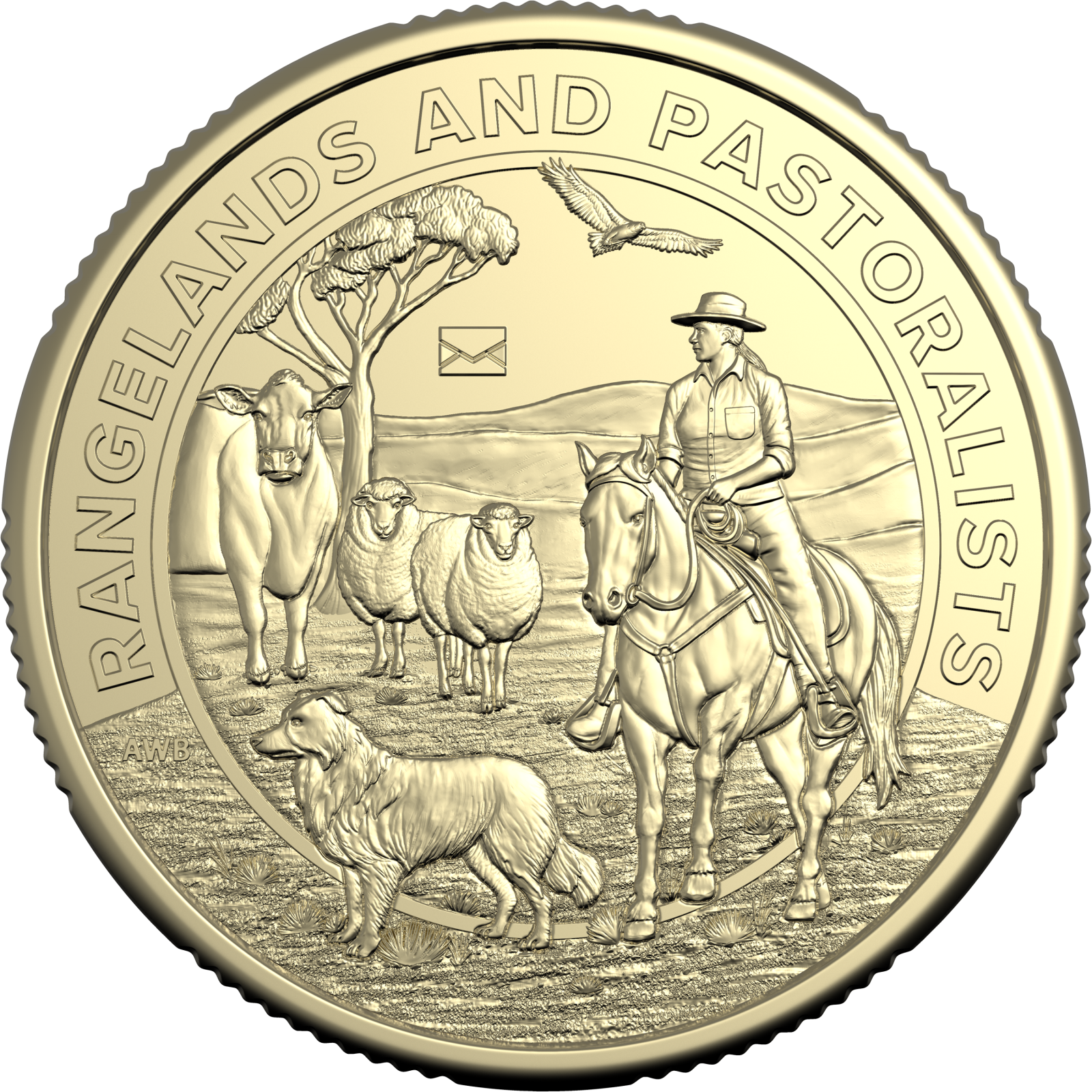 International Year of Rangelands and Pastoralists Uncirculated coin in card