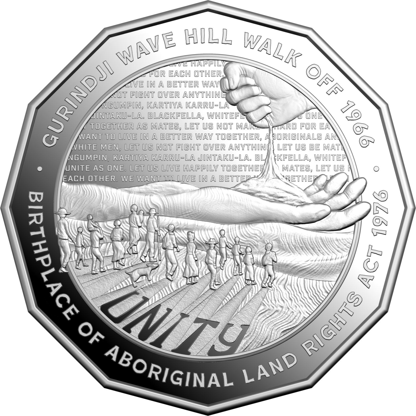 2026 50c Wave Hill Walk Off proof coin