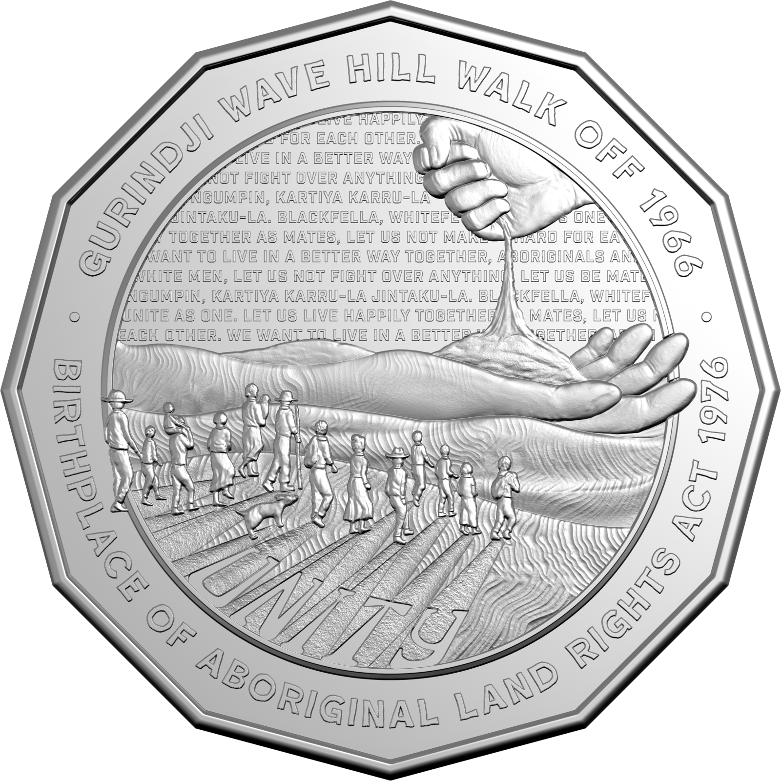 2026 50c Unity Wave Hill Walk Off coin