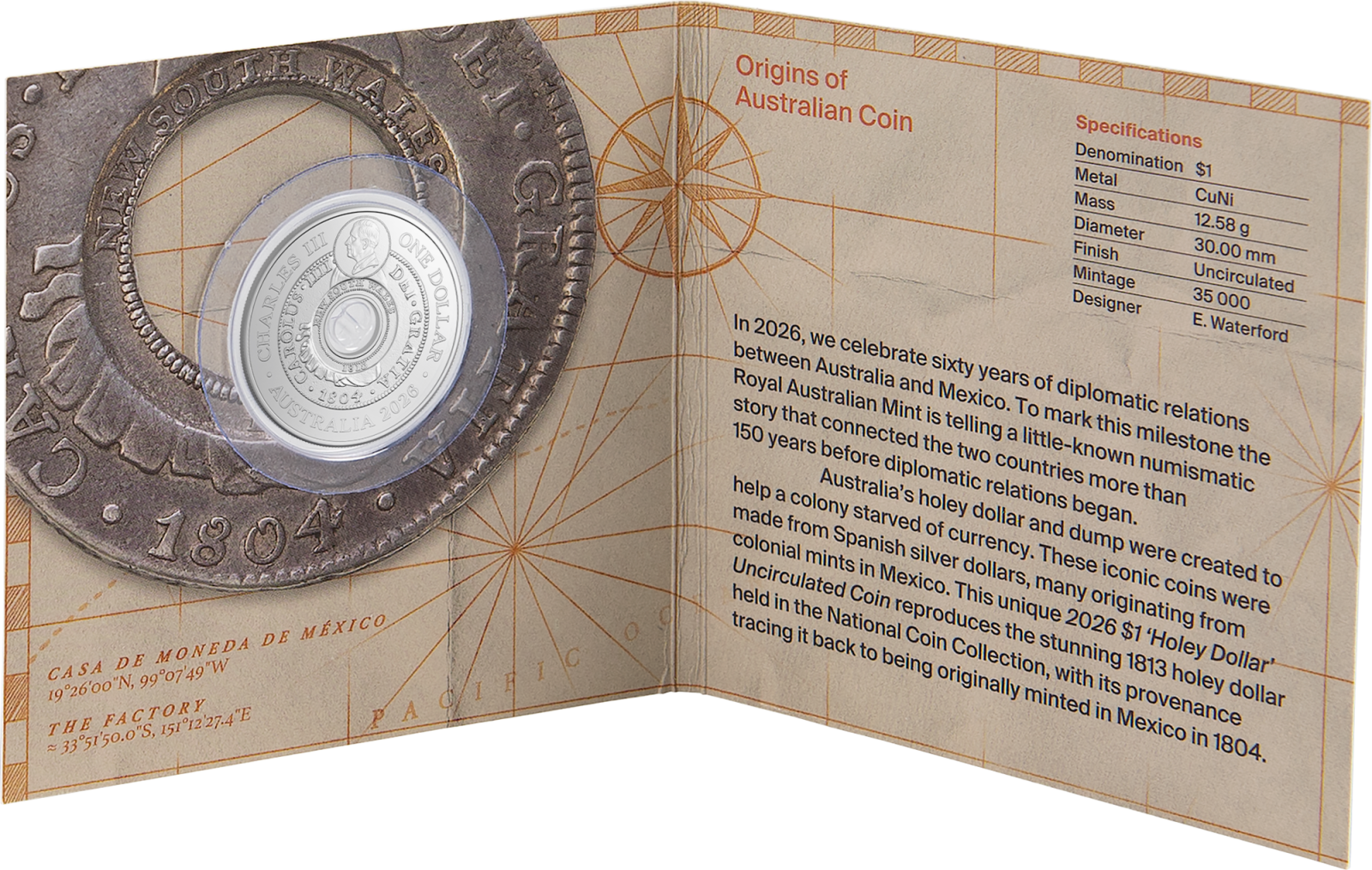Origins of Australia coin