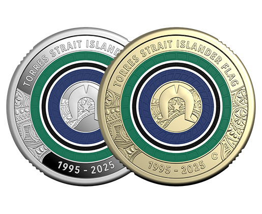 July Release Silver Proof and Uncirculated coins with Torres Strait Islander Flag