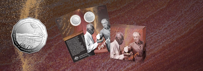 Wave Hill Walk Off coin and packaging