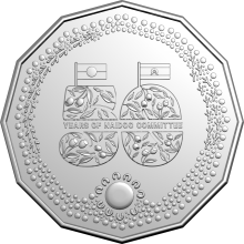 Circulating coins fifty cents commemorative design 2024 50th Anniversary of the National Aboriginal and Islanders Day Observance Committee (NAIDOC)