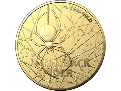 Redback Spider Gold Investment coin