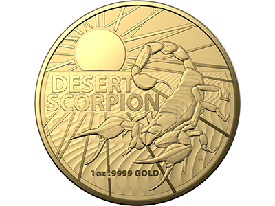 Desert Scorpion Gold Investment coin