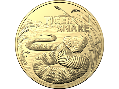 Tiger Snake Gold Investment coin