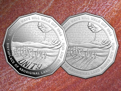 Two 2026 Unity release coins against a reddish brushstroke background.