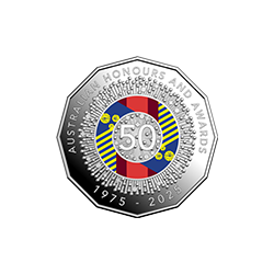 2025 Australian honours and awards 50c proof coin